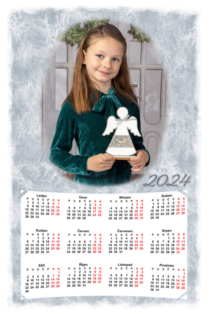 kalendář, 2023, 2024, fotograf, Pardubice, Beneda, FOTO, mateřské, školky, školy, vánoční, focení, fotografování, dětí, vánoční, motiv č.12