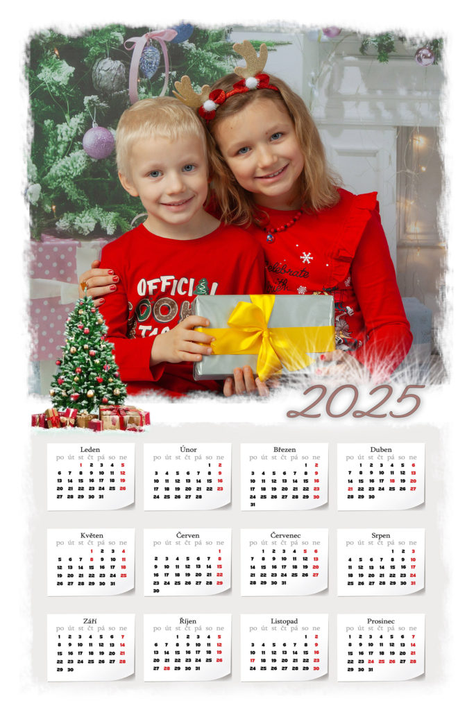 kalendář, 2025, fotograf, Pardubice, Beneda, FOTO, mateřské, školky, školy, vánoční, focení, fotografování, dětí, vánoční